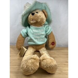 Chantilly Lane Singing Bear "The most Valuable Antiques Are Old Friends" TESTED